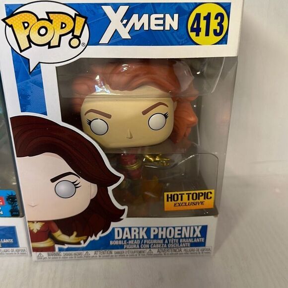 Funko Pop Polaris 927 Marvel X-Men Fall Convention Exclusive Dark Phoenix 413 - Picture 3 of 7